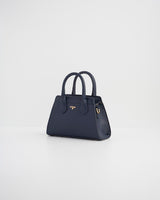 Mini Borsa Tote Wolf Garden Navy