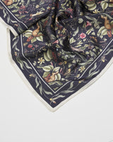 Foulard Wolf Garden Navy