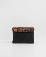 Borsa Crossbody Nera Deco Blooms