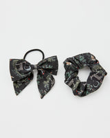 A Night's Tale Scrunchie & Bow Black