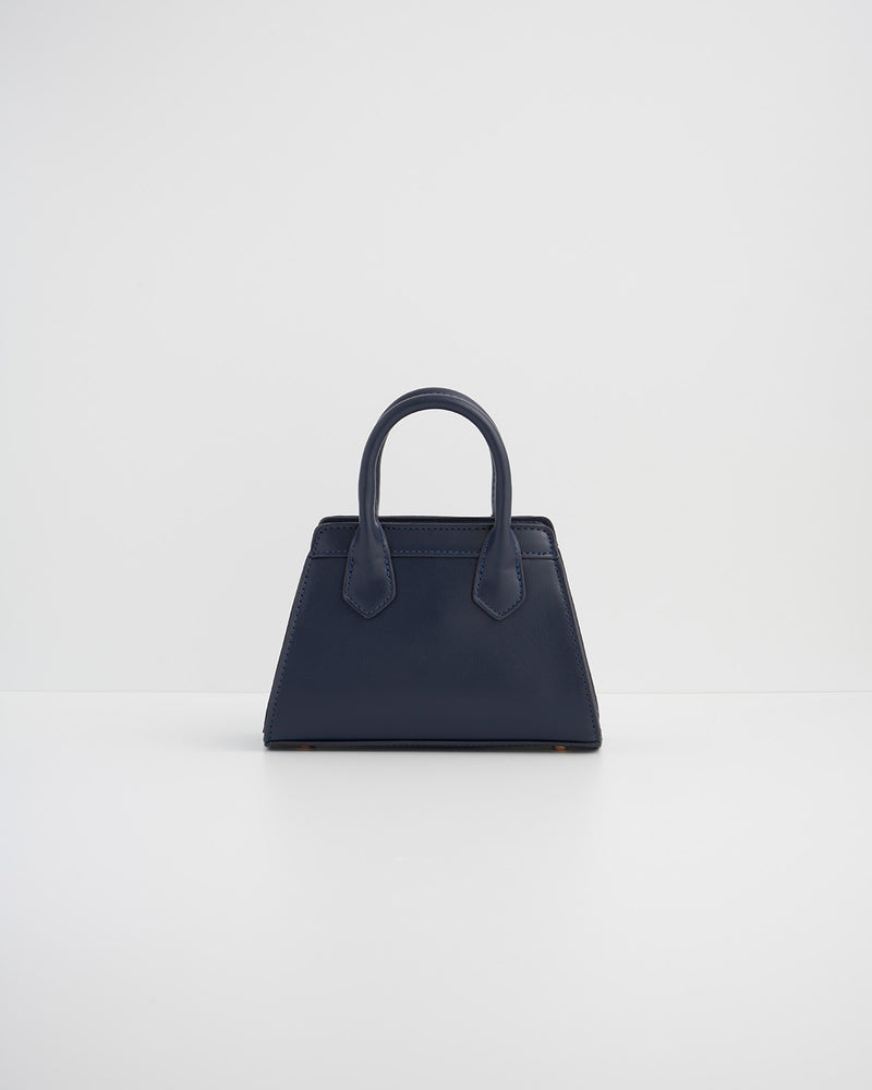 Mini Borsa Tote Wolf Garden Navy