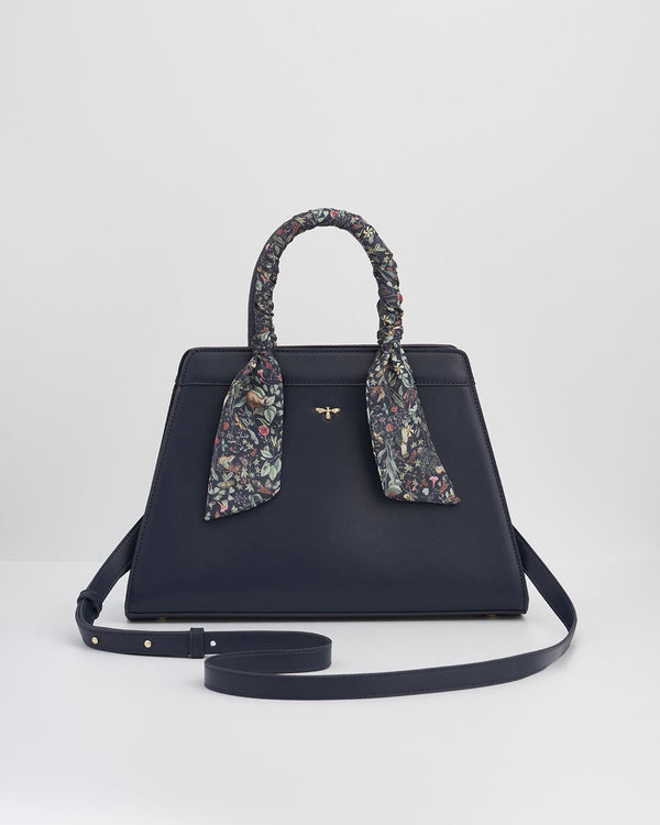 Borsa Tote Grande Wolf Garden Navy