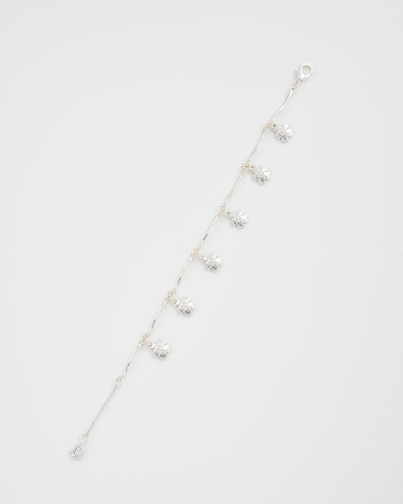 Forget Me Not Silver Bracelet
