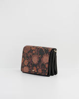 Borsa Crossbody Nera Deco Blooms