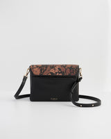 Borsa Crossbody Nera Deco Blooms