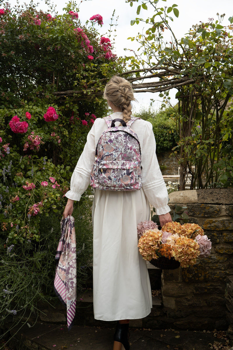 Foulard Deco Blooms Bordi a Righe