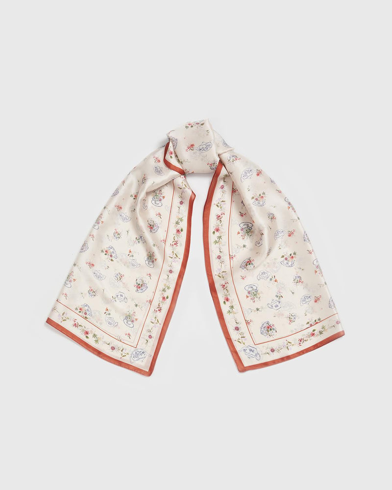 Foulard Setoso Tazzine Crema