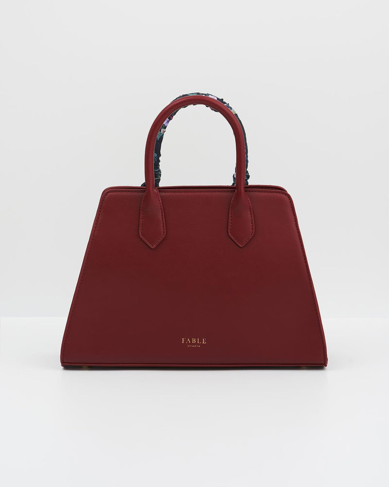 Borsa Tote Bordeaux Grande