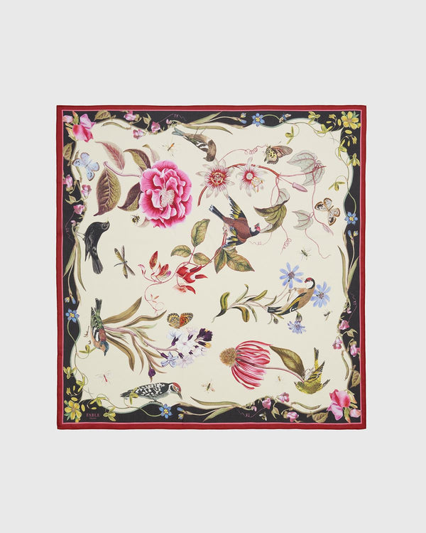 Foulard Avorio Wonderland