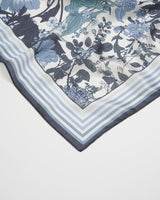 Foulard Deco Blooms Blu