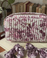 Rambling Rose Pouch Burgundy