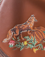 Borsa Saddle Ricamata Volpe & Zucca