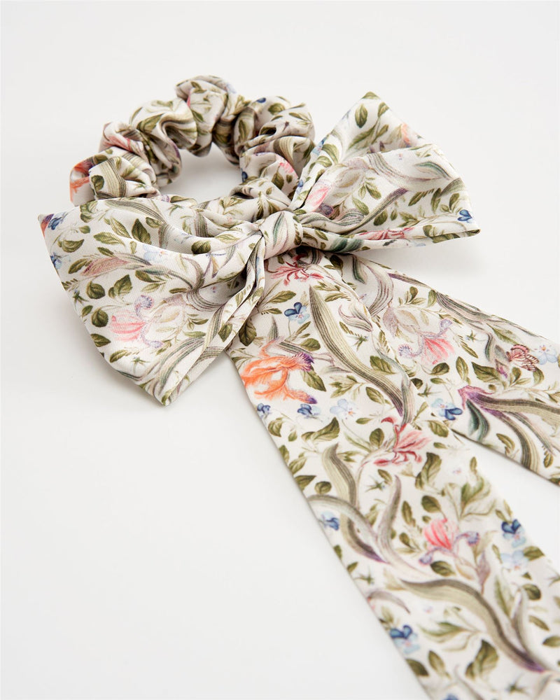 Elastico Scrunchie con Fiocco Iris Verde