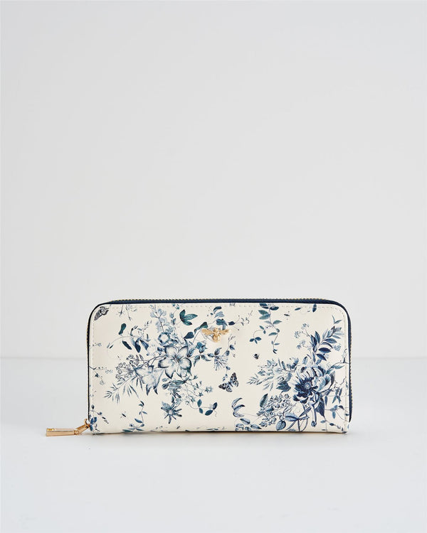 Borsello Rebecca Floreale Blu