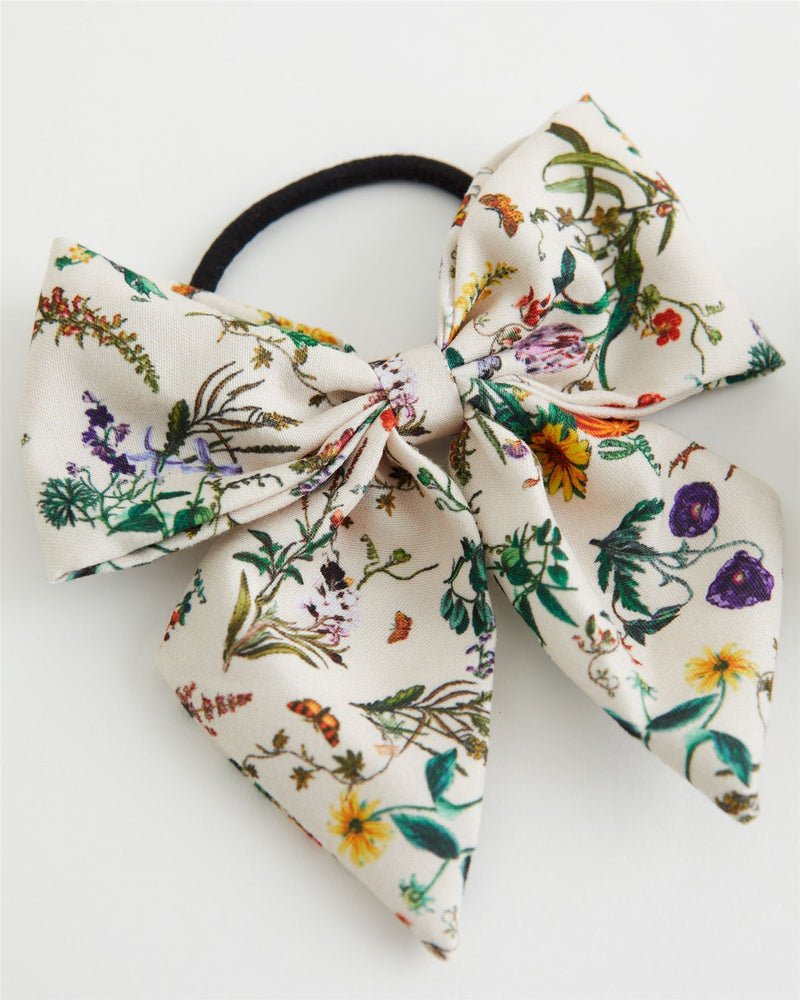 Elastico Scrunchie e Fiocco Zucca Avorio