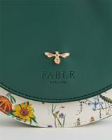 Borsa Saddle Verde e Avorio con Zucca