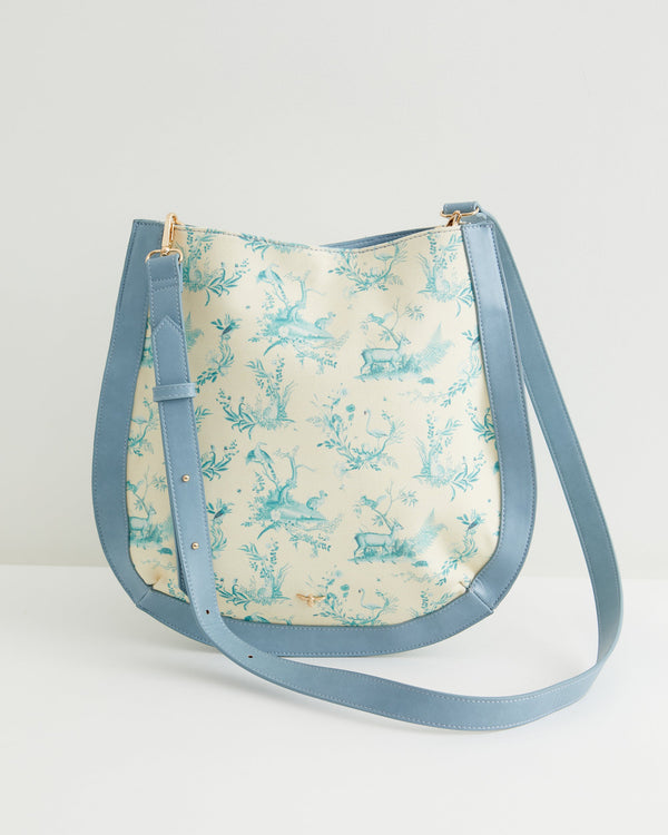 Borsa Messenger Toile de Jouy