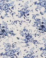 Sciarpa Leggera Floreale Blu