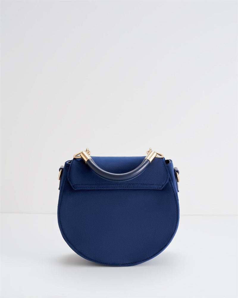 Borsa Saddle Rebecca Ricamo Lago