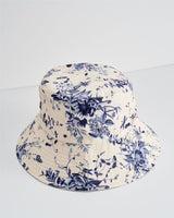 Cappello Bucket Beth Floreale Blu