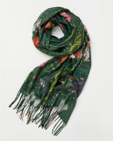 Catherine Rowe Into The Woods Scarf - Green